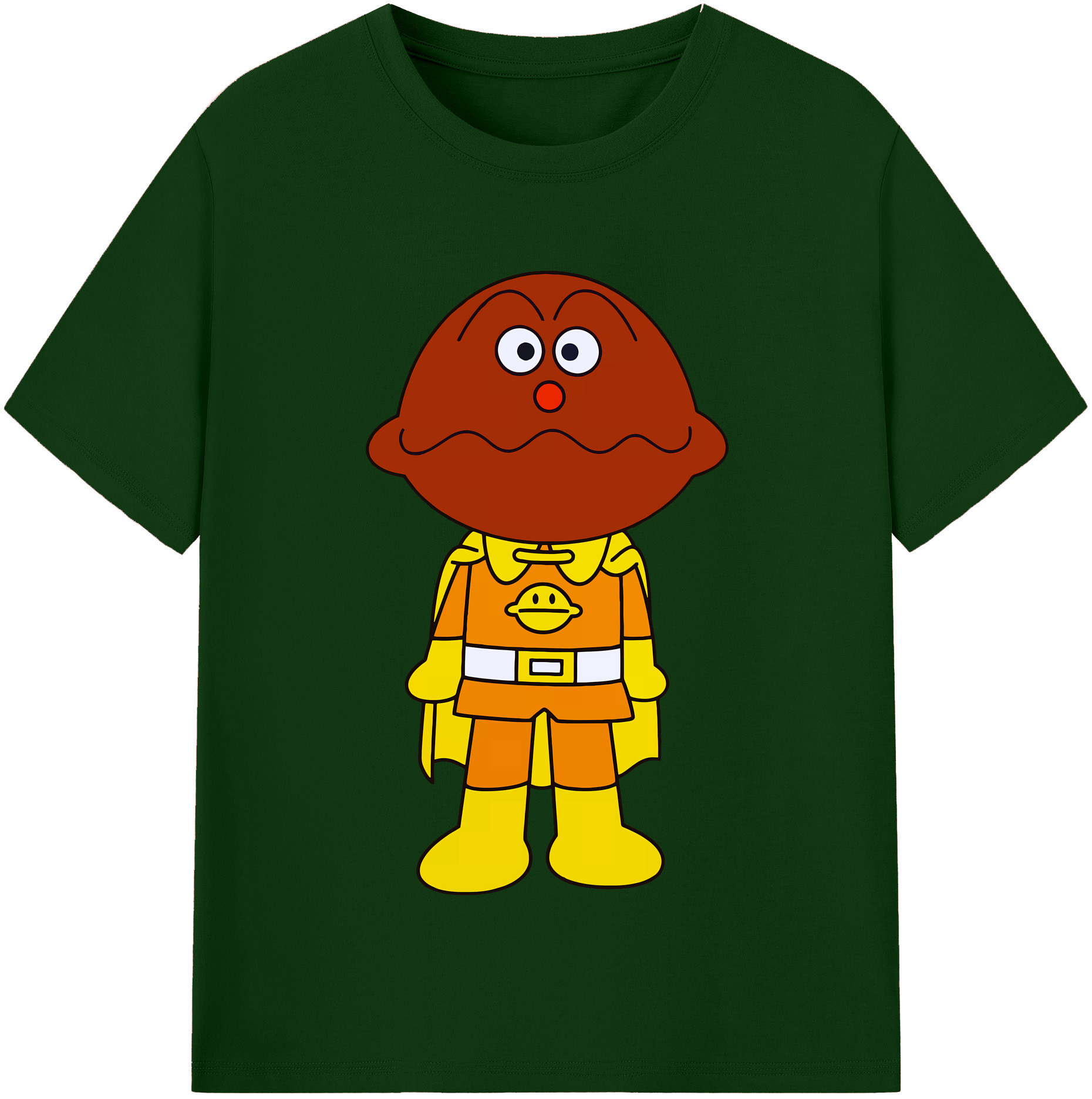 （画像用） アンパンマン Anpanman 綿100％半袖Tシャツ（フロントプリント）